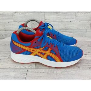 ASICS Jolt 2 Running Athletic Shoes 1014A185 Red Blue Yellow Sneakers Womens 6.5